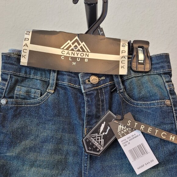 Canyon Club Set of 2 Toddler Boys Jean Shorts - Picture 2 of 8
